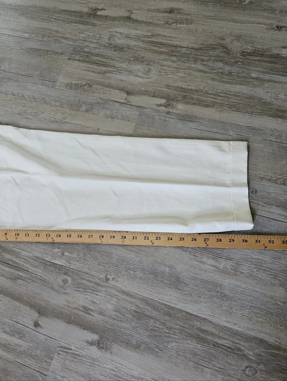 Vintage Polo Ralph Lauren Cream Silk Cotton Pleated Men's Dress Pants 36x32